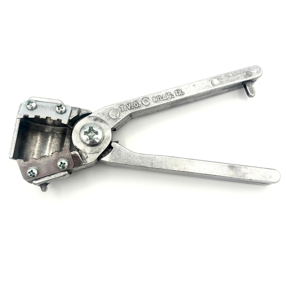 Turbine Industries Pecan Sheller Silver Vintage 1960s‎ MCM Aluminum USA Kitchen